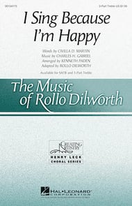 cover I Sing Because I'm Happy Three-Part Treble choral sheet music cover